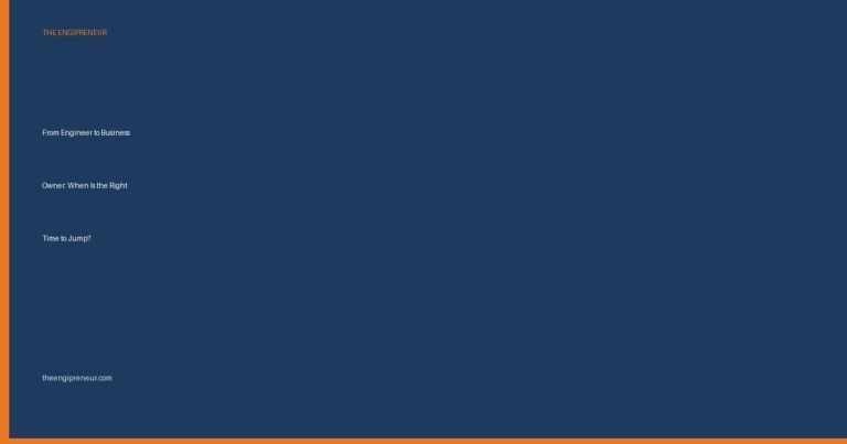 engineer to business owner